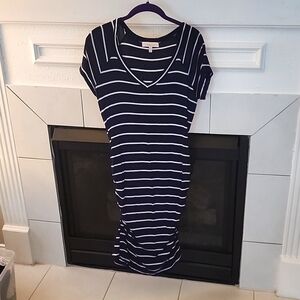 Navy/White Dress